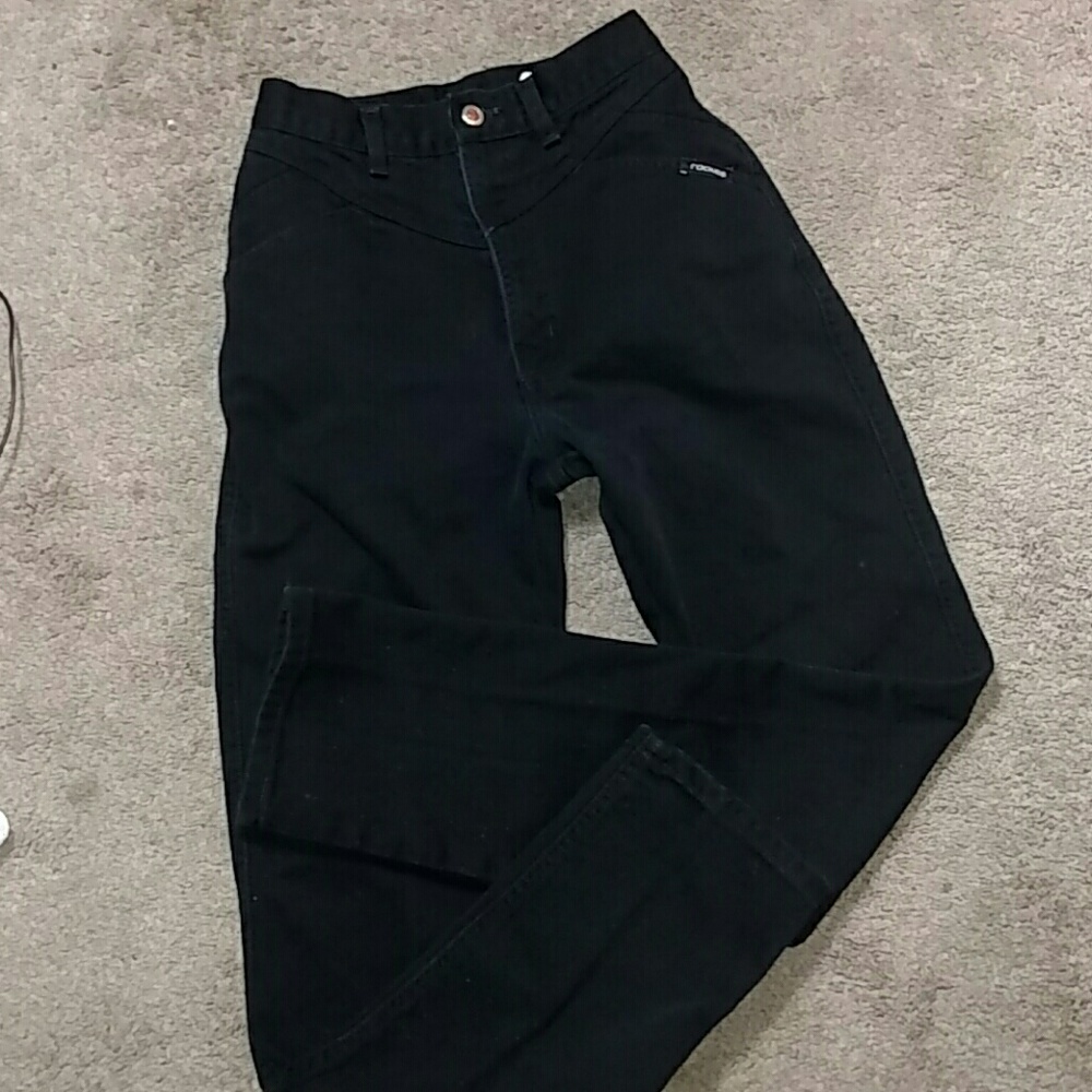 Vintage Rockies Bareback Black Jeans